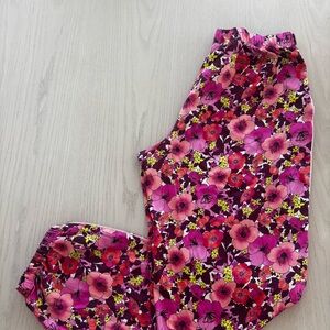 Victoria’s Secret Satin Floral Pajama Pants Size Small